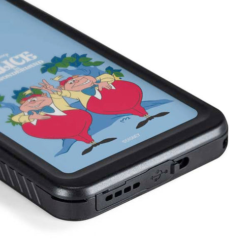 Disney Alice in Wonderland Tweedle Dee and Tweedle Dum Galaxy S24 Waterproof Case